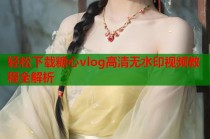 轻松下载糖心vlog高清无水印视频教程全解析
