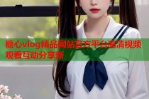 糖心vlog精品网站官方平台高清视频观看互动分享新