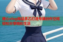 糖心vlog精品多乙打造专属创作空间轻松分享精彩生活