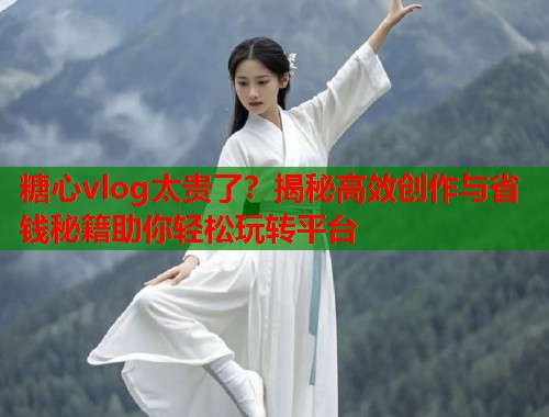 糖心vlog太贵了？揭秘高效创作与省钱秘籍助你轻松玩转平台  第1张