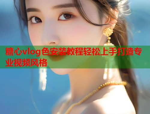 糖心vlog色安装教程轻松上手打造专业视频风格  第1张