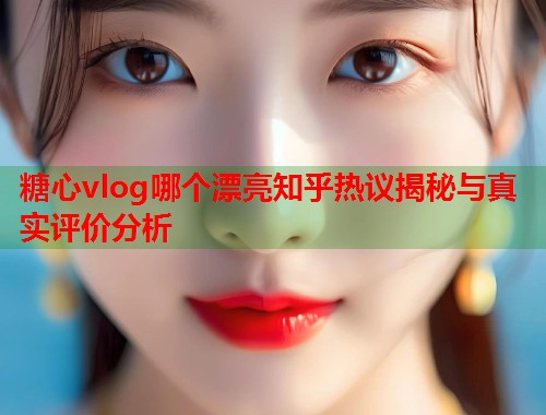 糖心vlog哪个漂亮知乎热议揭秘与真实评价分析  第2张