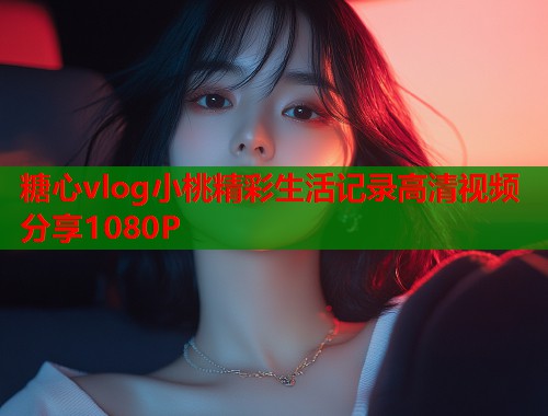 糖心vlog小桃精彩生活记录高清视频分享1080P  第1张